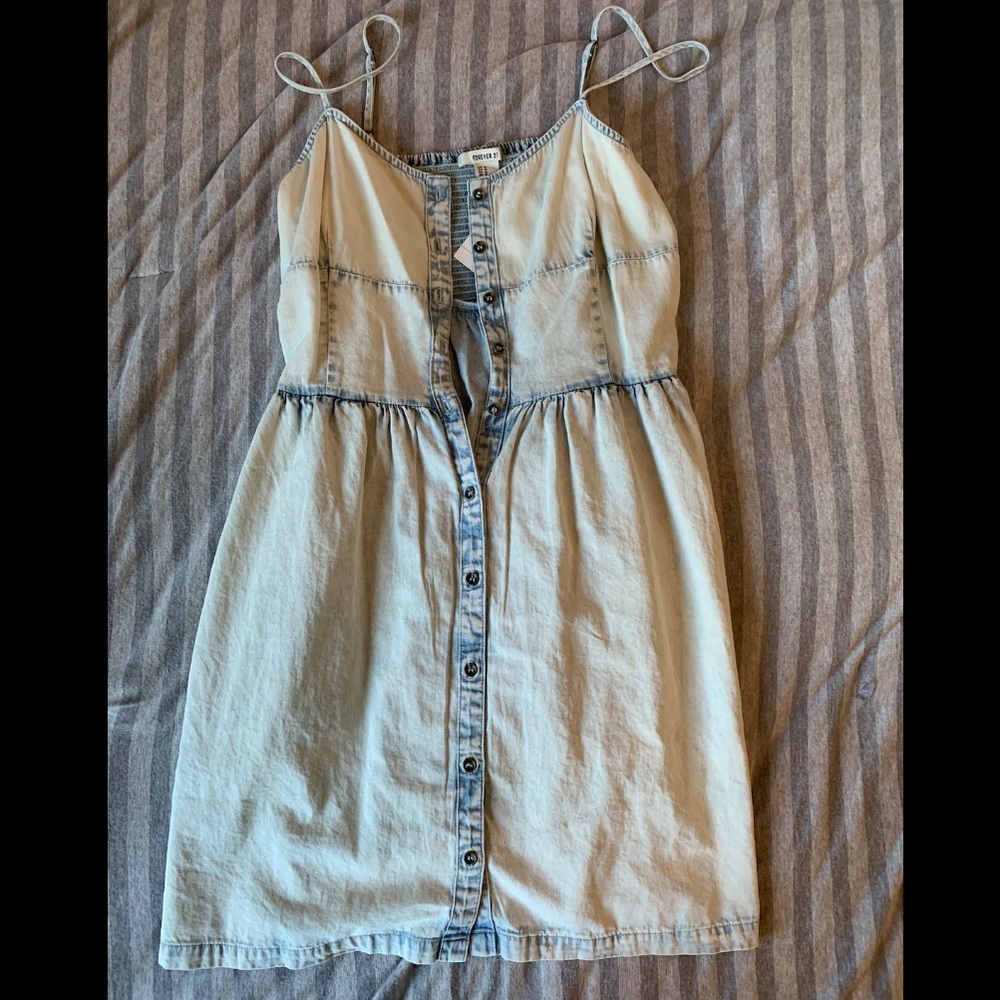Denim dress size M